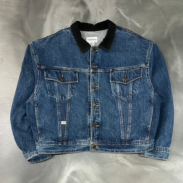  마리떼 프랑소와저버 코듀로이 카라 데님 트러커 자켓 y15938