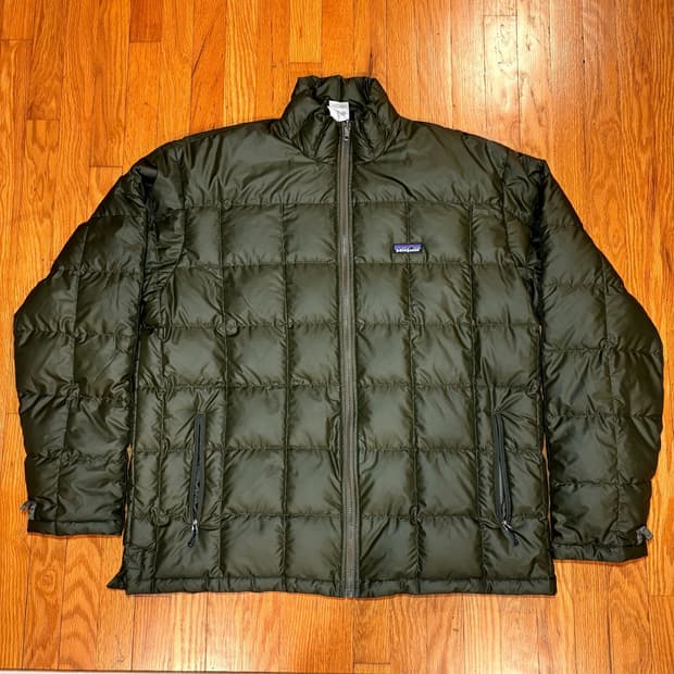파타고니아 배터시 경량패딩 올리브그린