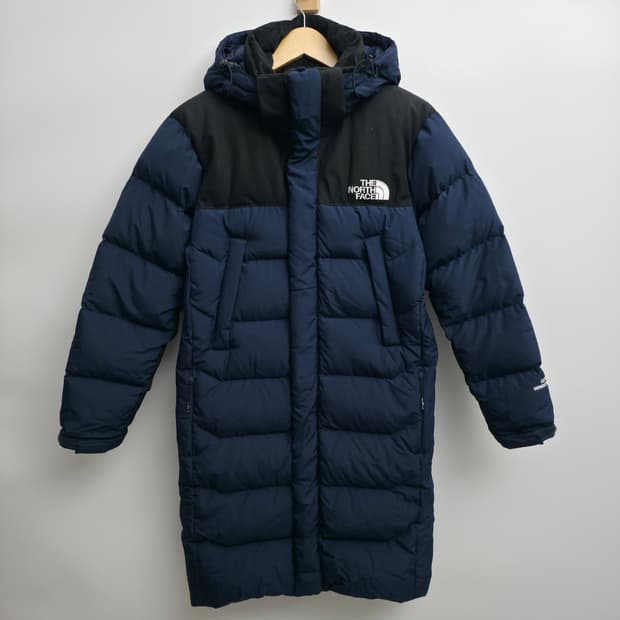 [S] 노스페이스 ak 구스다운 롱패딩 네이비