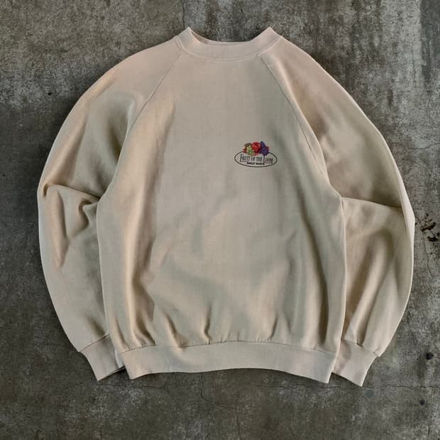 70s 프룻오브더룸 프린팅 스웻셔츠