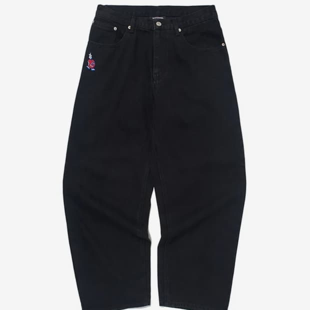 위캔더스 애플 데님 팬츠 블랙 XL