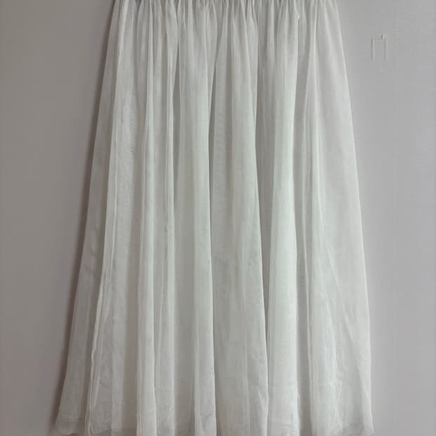 빈티지) 레이어드 투웨이 샤스커트