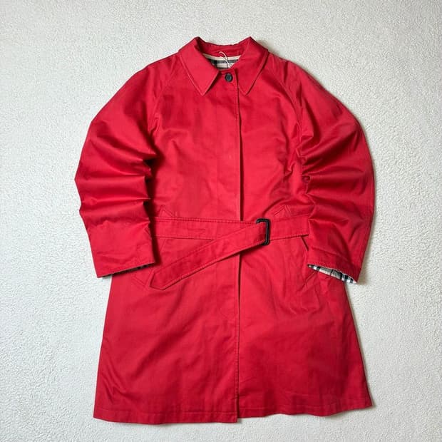 버버리 아카이브 안감 노바체크 트렌치 코트 PN7533