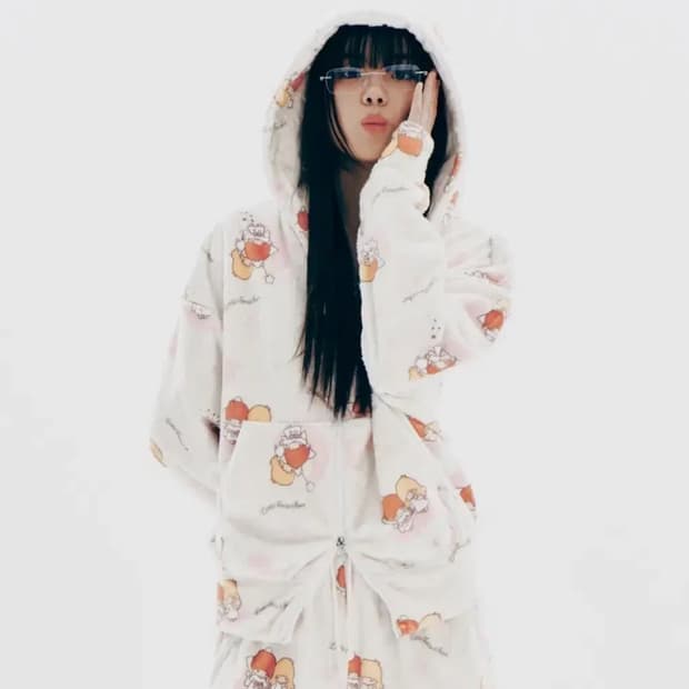 새상품) 유희 리틀트윈스타 후드 상하의 세트 셋업