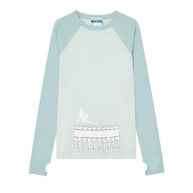 MJZ 몽진존 MAGAZINE LONG-SLEEVE TOP MINT