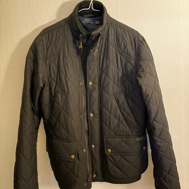 폴로 버클넥 퀼팅자켓 