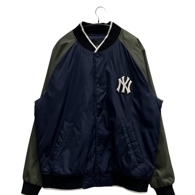 MLB 뉴욕양키스 파카링 베이스볼 점퍼 네이비/카키