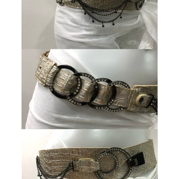 cubic chain detail belt (예약중)