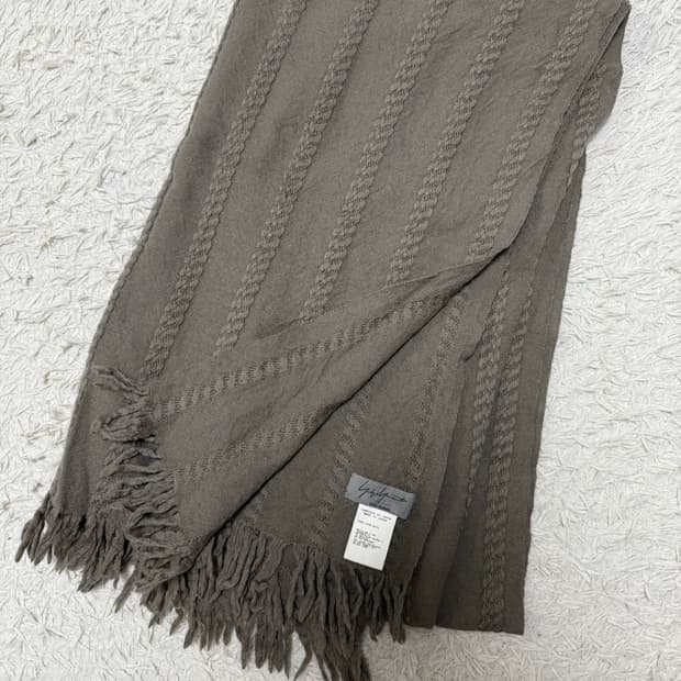 (OS)요지야마모토 뿌르 옴므 울 머플러 목도리