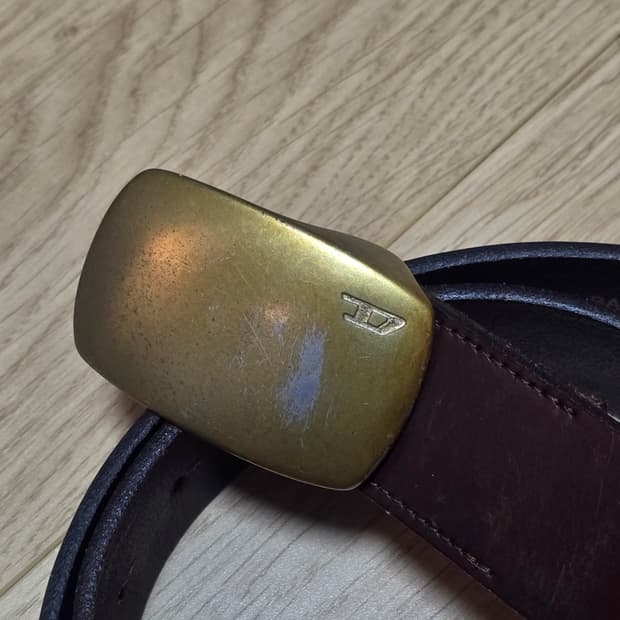 Diesel 디젤 빈티지 레더 벨트