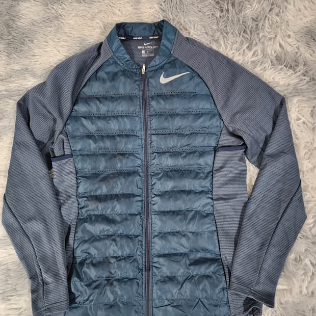 나이키 에어로로프트 배정남 패딩 자켓 블루