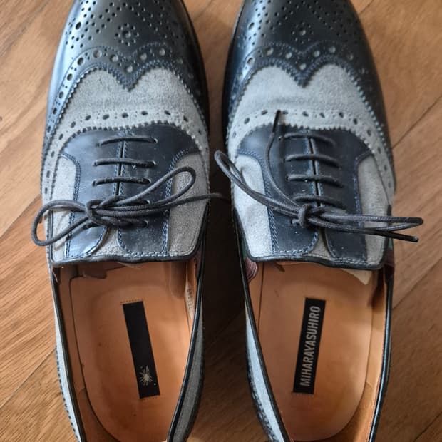 미하라 야스히로 남성 윙팁 더비 260~5mm