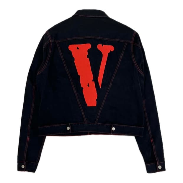 브이론 프렌즈 데님자켓 레드 미판 공홈발
