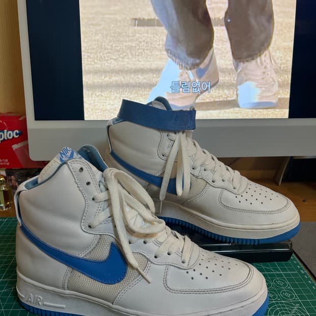 1999 나이키 에어포스 하이 메쉬 255 기무타쿠 히어로 새제품