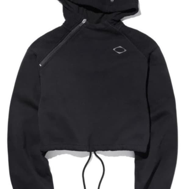 Mischief 미스치프 크롭 사이드후디 S