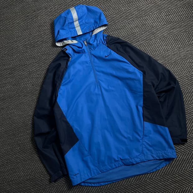 00s 나이키 올드스쿨 스우시로고 배색 바람막이y 4631