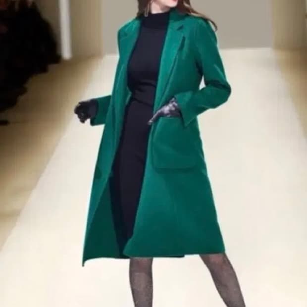 GGPX 그린 롱코트