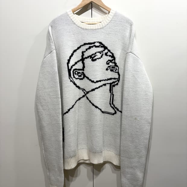17AW 엘리엇 에밀 페이스 니트 스웨터