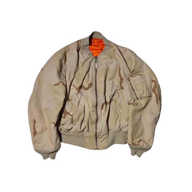 1990's 알파인더스트리 데저트 카모 사막 MA-1 XL