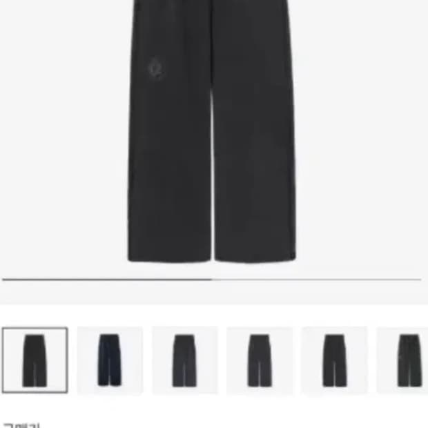 폴리테루 1011 퍼티그 팬츠 워시드블랙 2 사이즈