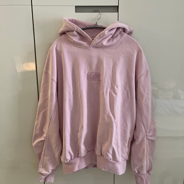 핑크 후드 집업