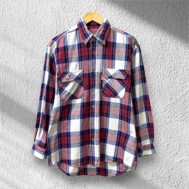 (M)버드와이저 체크셔츠-Y402