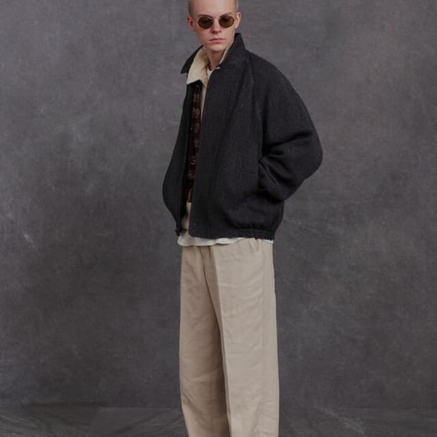 (교환) 25fw 올드조 라운드 칼라 모터링 자켓 38