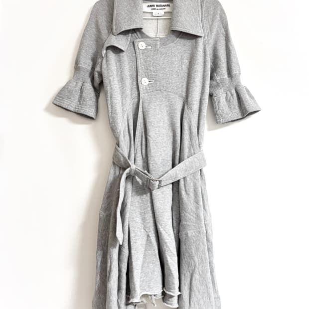 준야와타나베 코튼 스웻 트렌치 원피스