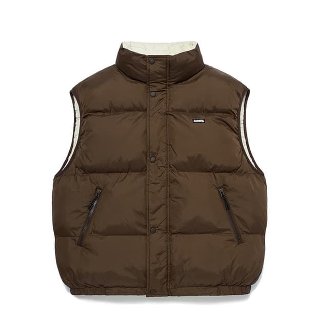 위캔더스 퍼즐 푸퍼 베스트 리버시블 패딩