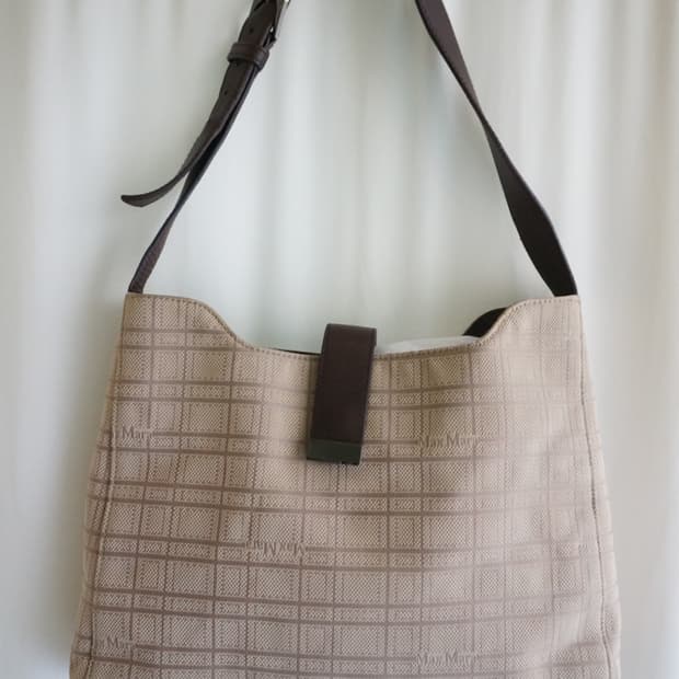 막스마라 패브릭 숄더백