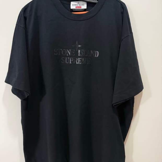 스톤아일랜드x슈프림 반팔티 XL