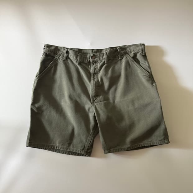 (44) Carhartt 칼하트 캔버스 카펜터 반바지 쇼츠 -7