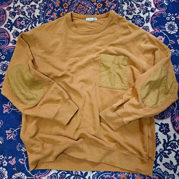 유니클로 X JW앤더슨 엘보 패치 스웻 셔츠 XL