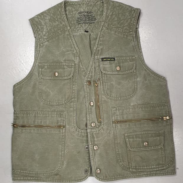 CANYON ROCK 워크웨어 베스트 카키M