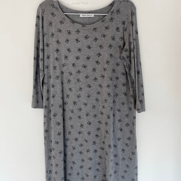 히스테릭 글래머 퍽베어 올오버 프린트 원피스