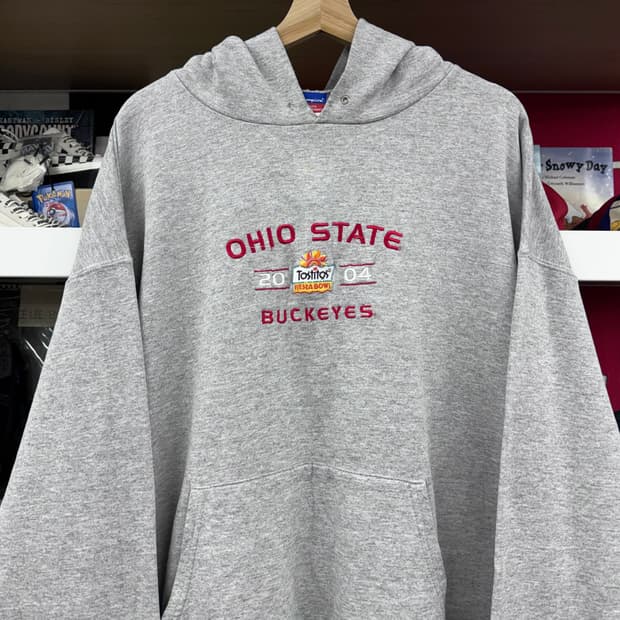 00s 챔피온 오하이오 스테이트 버키스 스웻 후드티 (XL)  