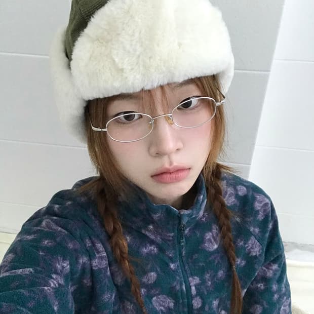 빈티지 카키 트루퍼햇