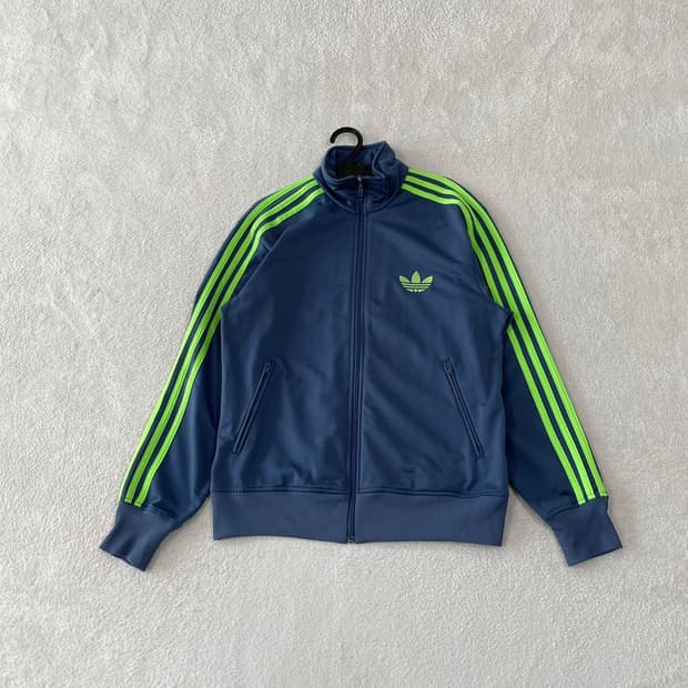 95 아디다스 파이어버드 그레이 형광 져지 회색