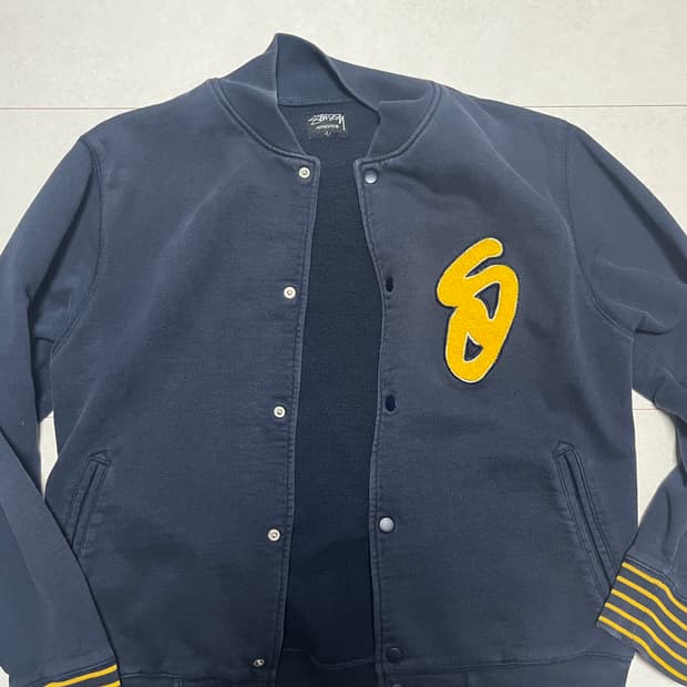 00s stussy varcity jacket