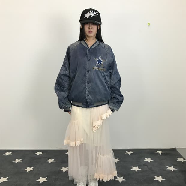 90s Dallas Cowboys NFL Satin Jacket