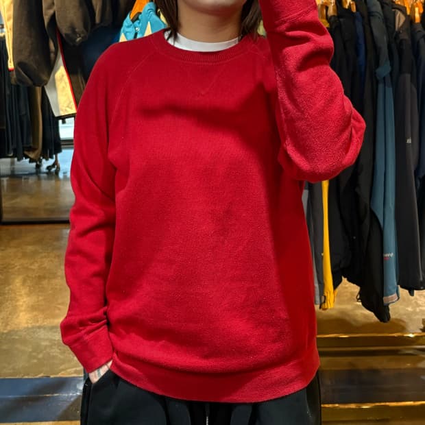 L.L.Bean 90’s 레드 라운드 니트