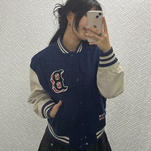 MLB 보스턴 레드삭스 와펜 패디드 울 바시티 자켓 S C06490