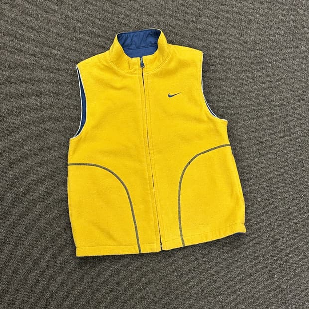 OS)나이키 빈티지 리버시블 플리스 베스트