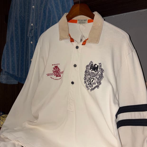 폴로 랄프로렌 코듀로이 카라티셔츠