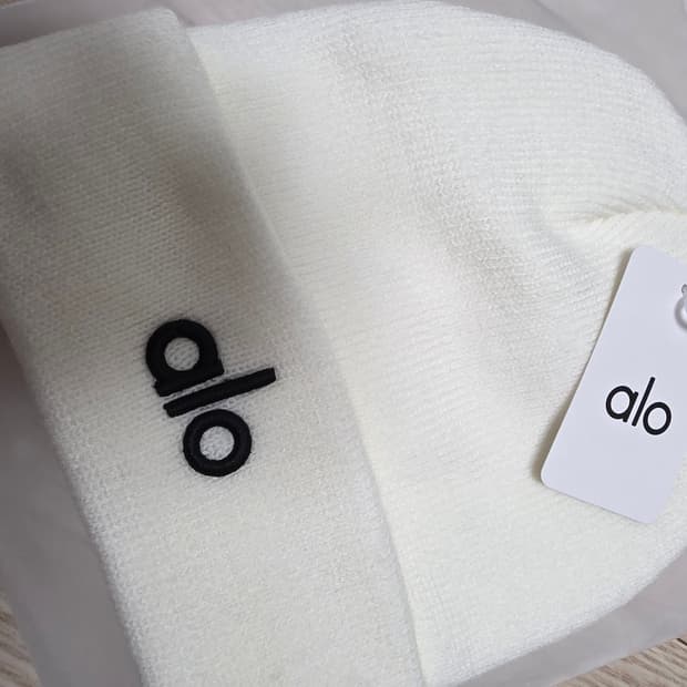 알로 비니 모자 화이트