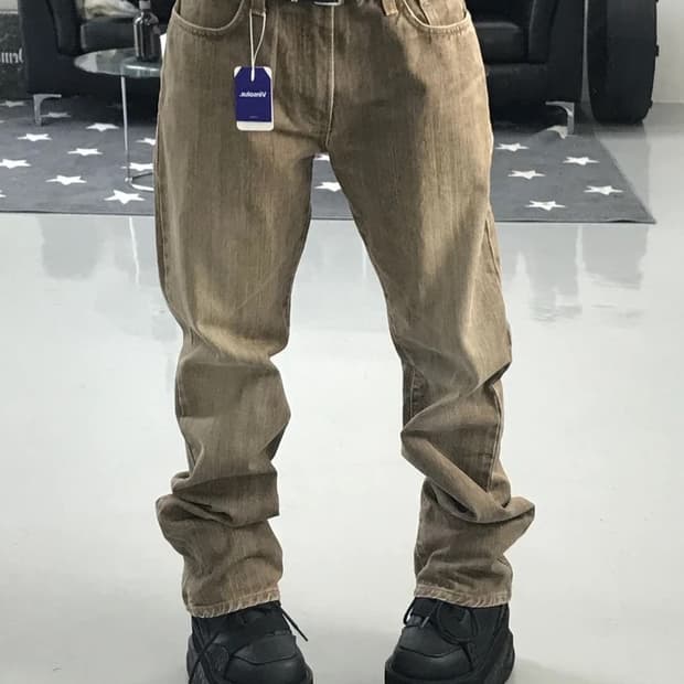 에드윈 브라운 워싱 팬츠