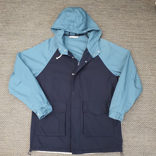 자라 칼라블록 간절기 후드집업 자켓 남자105~110