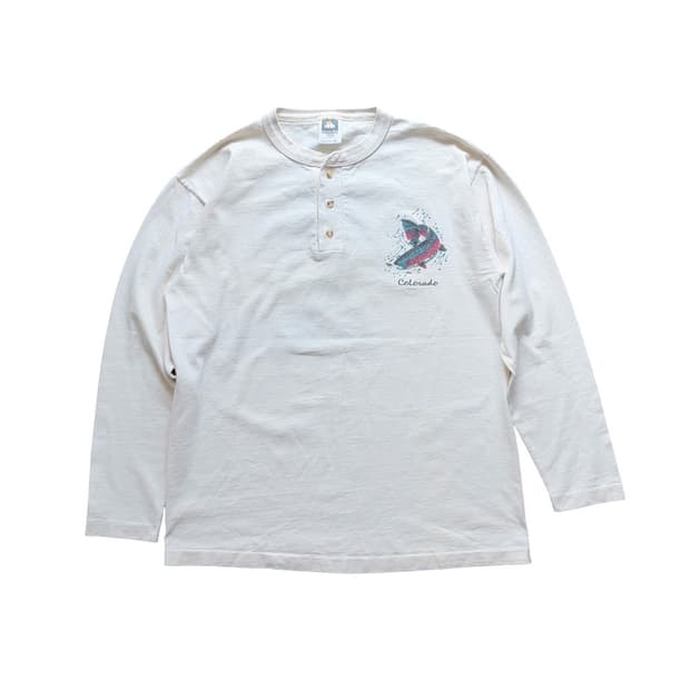 Colorado Fish Graphic 헨리넥 롱슬리브