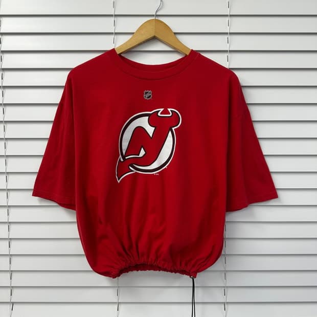 (FREE)리복 크롭 반팔-Y412