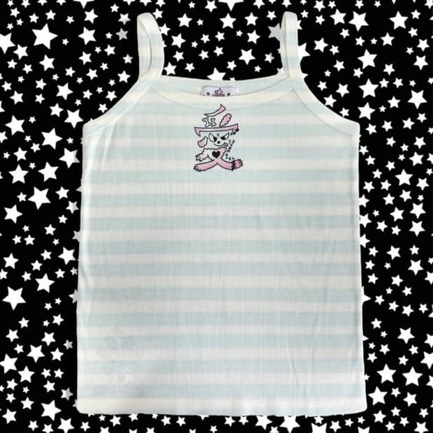 모멘텔 momentel 愛 Stripe sleeveless top